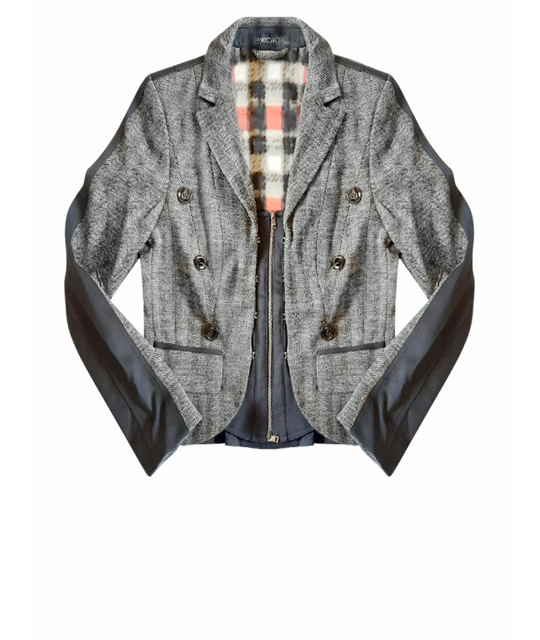 MARC CAIN Серый шерстяной жакет/пиджак, фото 1