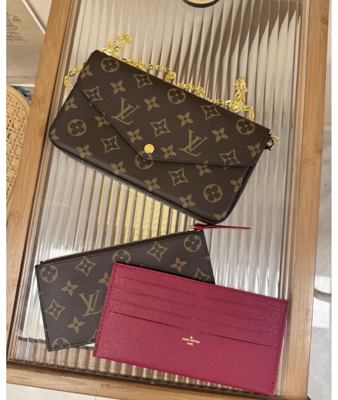 LOUIS VUITTON Коричневая сумка через плечо, фото 2