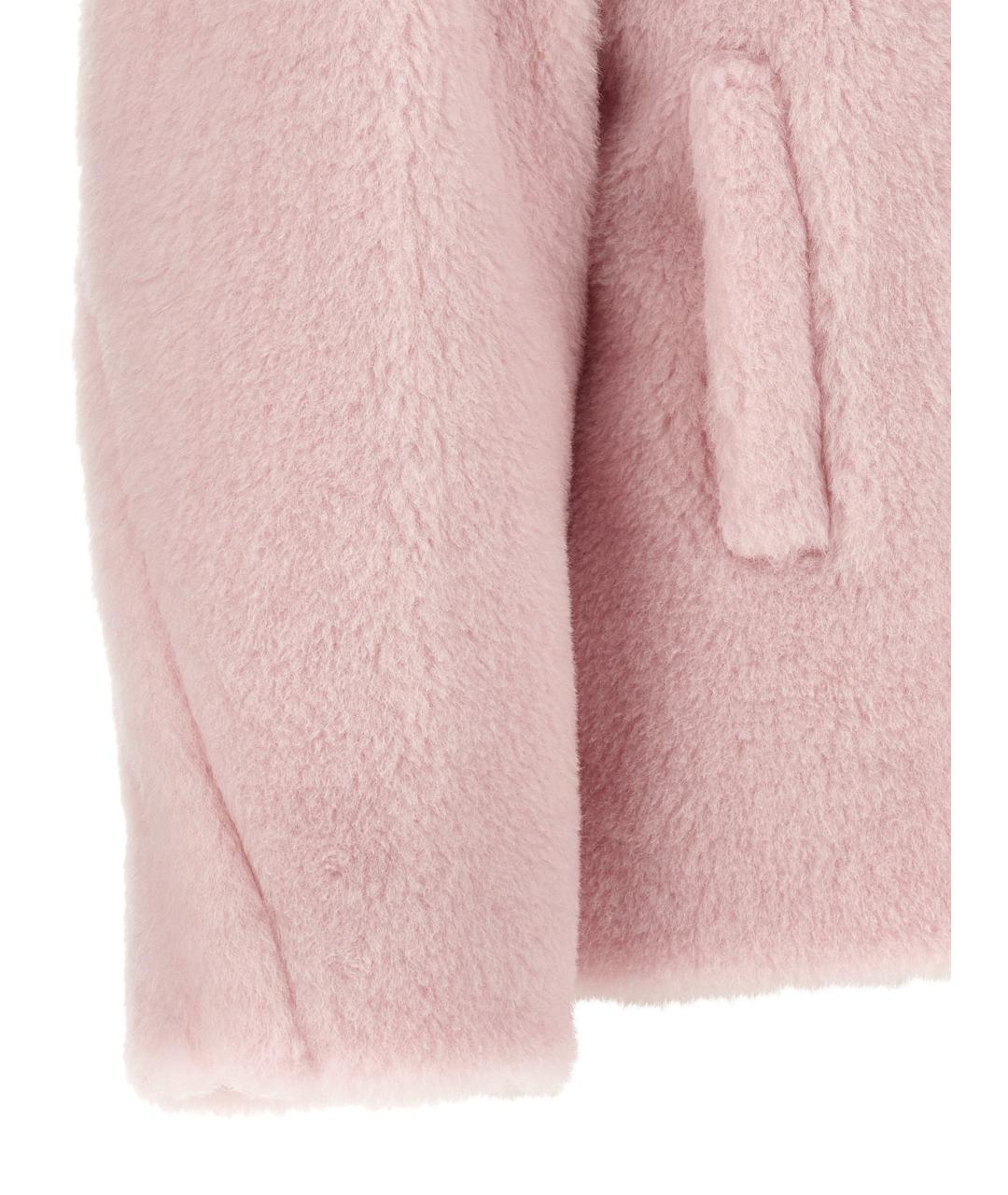MAX MARA Розовая шерстяная шуба, фото 4