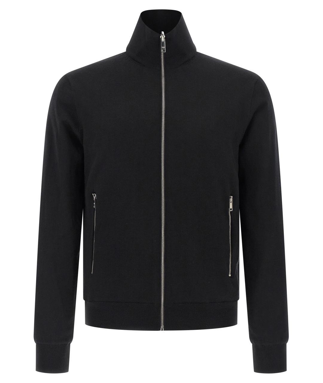 PRADA Черный шерстяной кардиган, фото 1