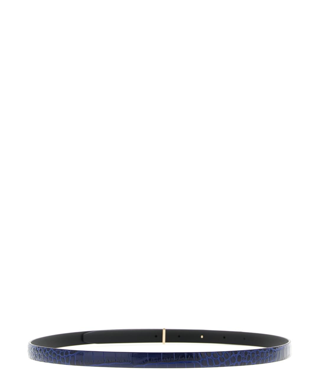 TOM FORD Синий кожаный ремень, фото 2