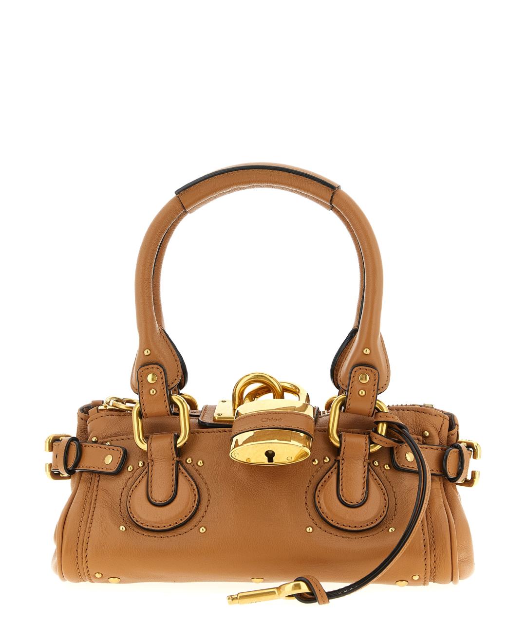 CHLOE Коричневая кожаная сумка тоут, фото 1