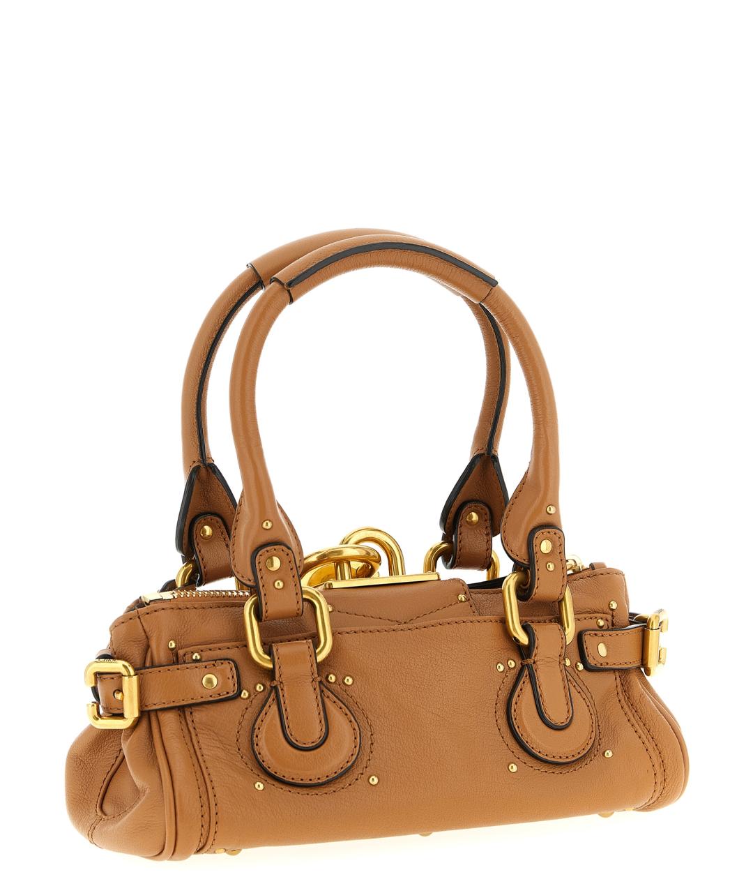 CHLOE Коричневая кожаная сумка тоут, фото 2