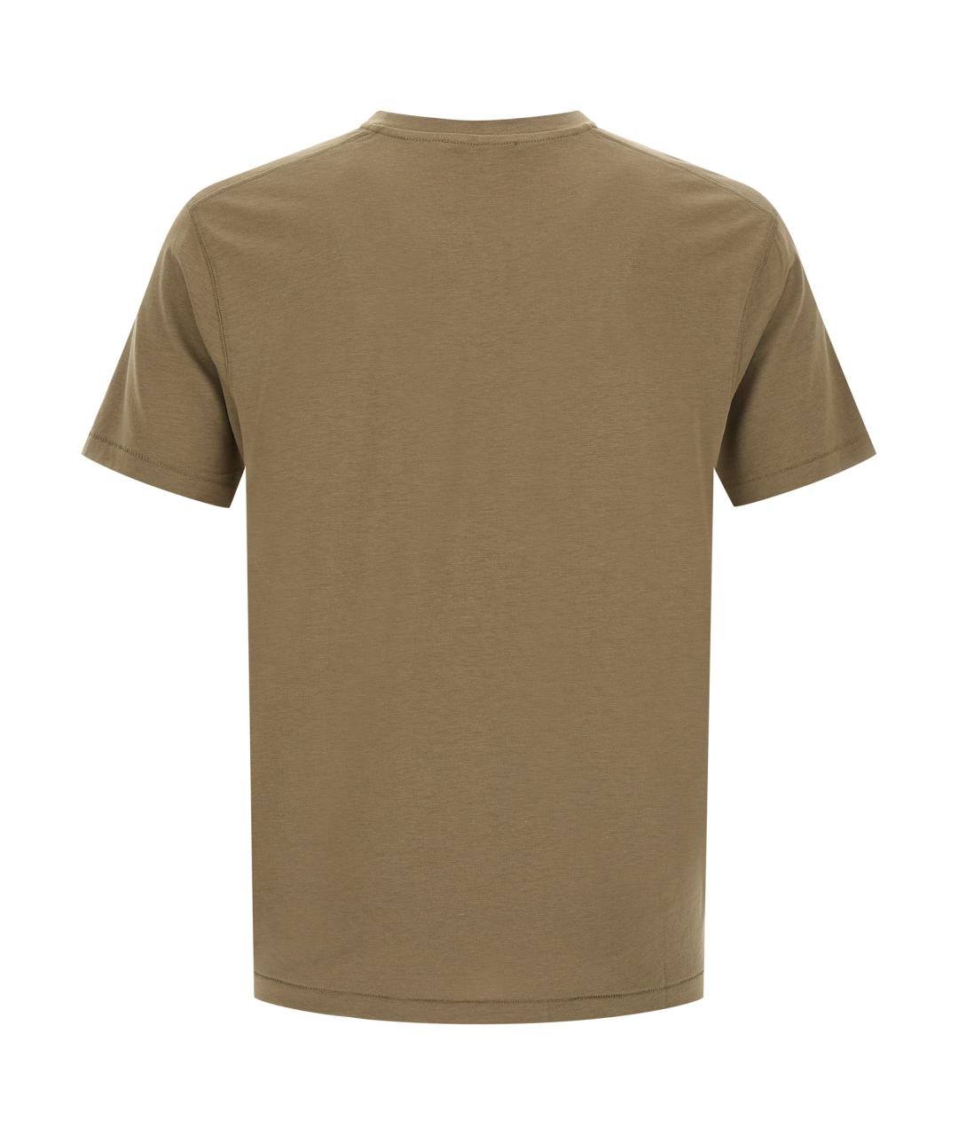 TOM FORD Зеленая вискозная футболка, фото 2