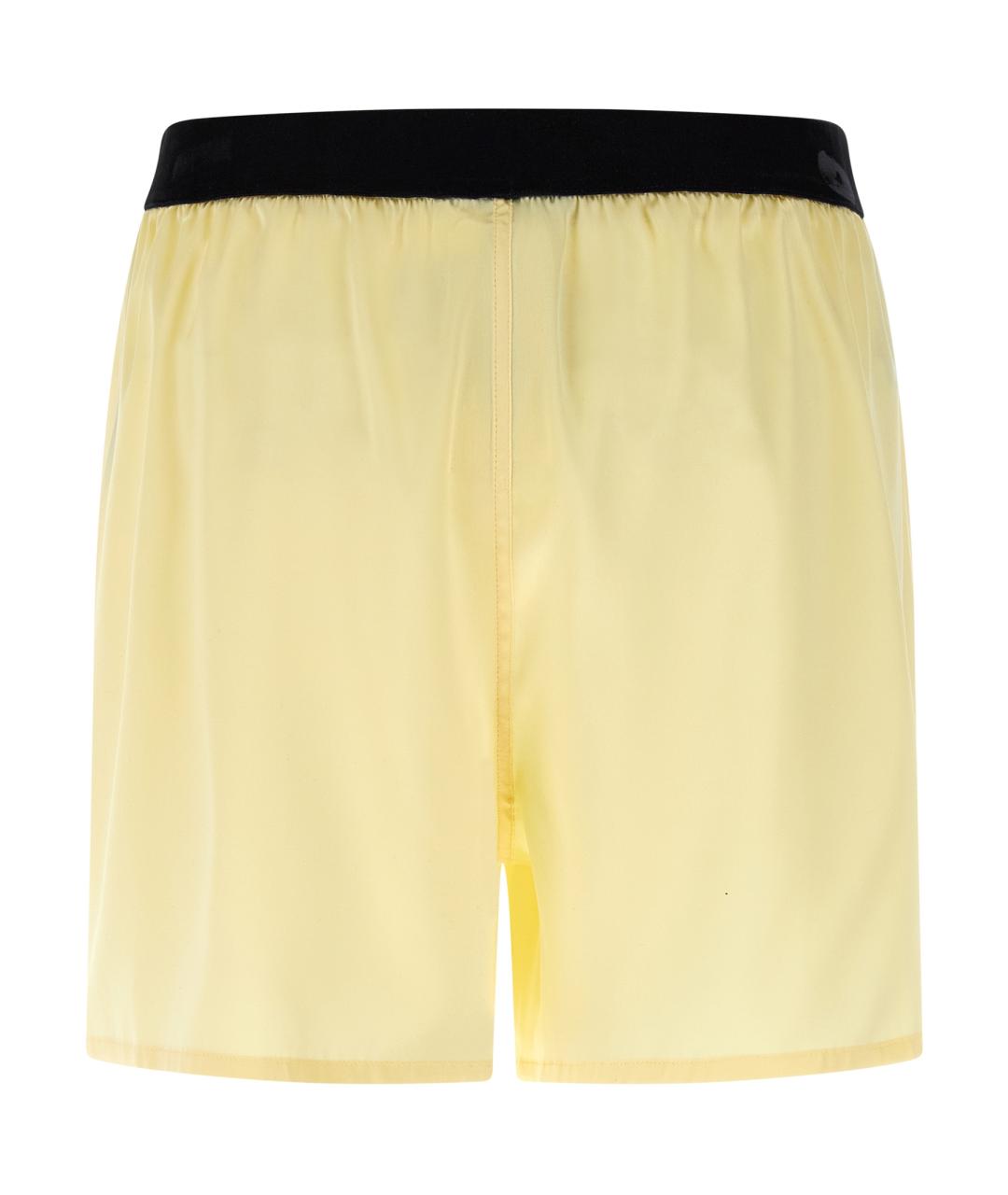 TOM FORD Желтые шелковые шорты, фото 2