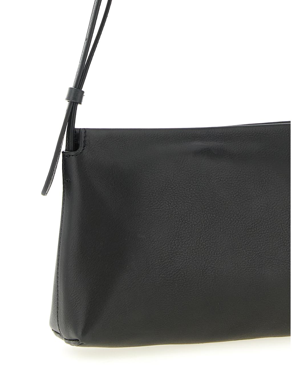 THE ROW Черная кожаная сумка через плечо, фото 3