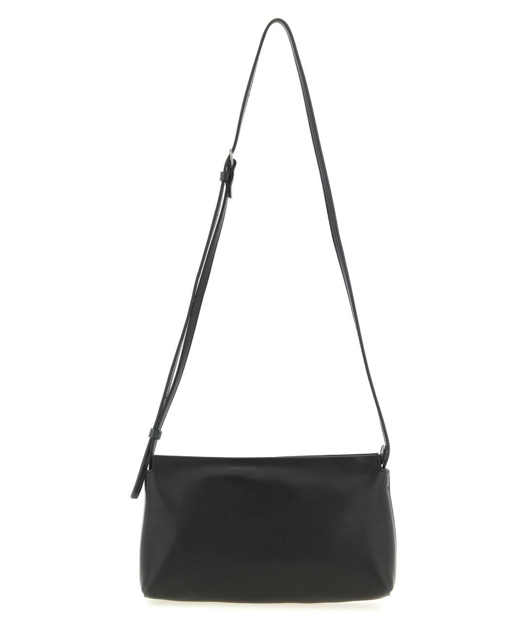 THE ROW Черная кожаная сумка через плечо, фото 1