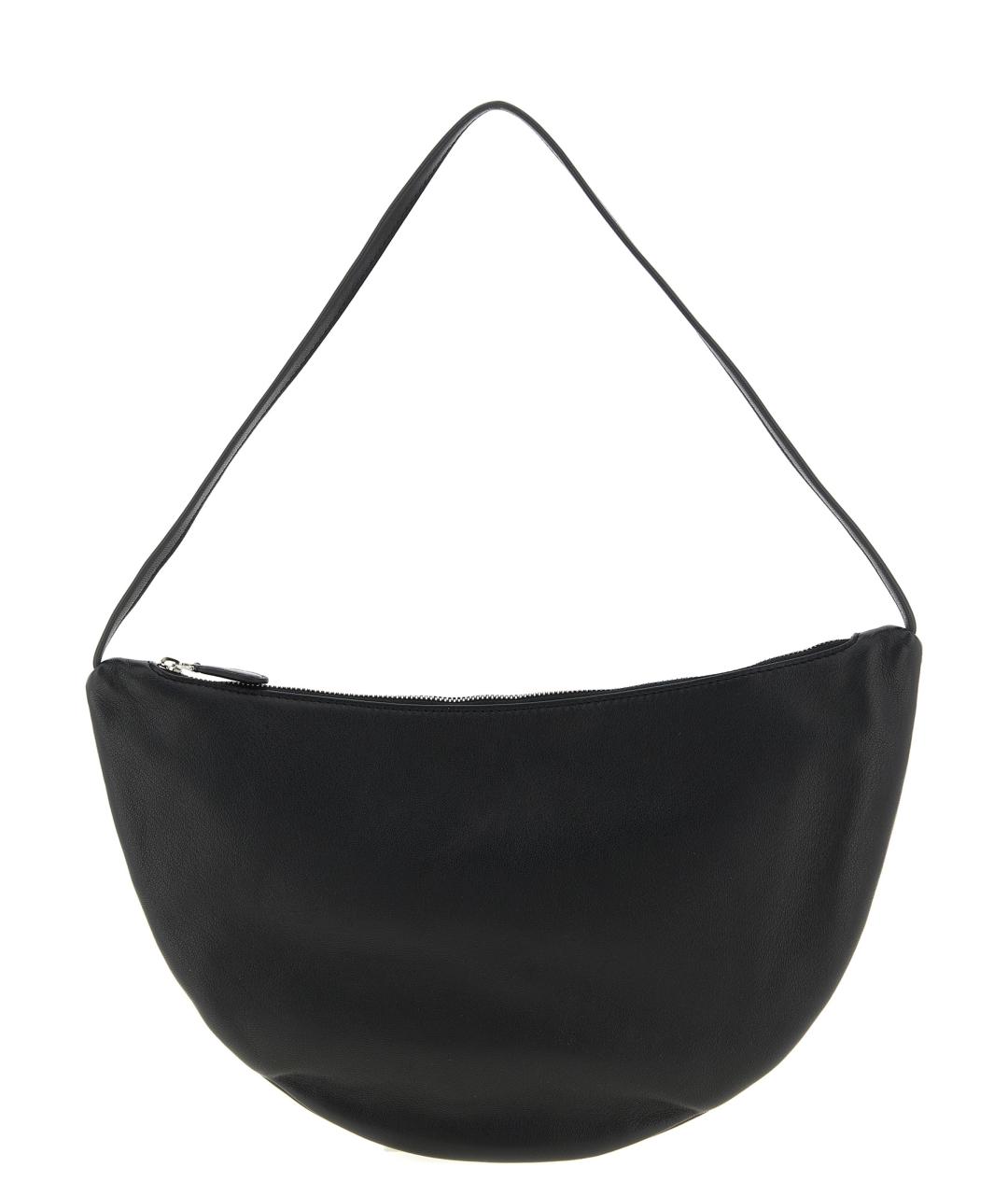 THE ROW Черная кожаная сумка через плечо, фото 1