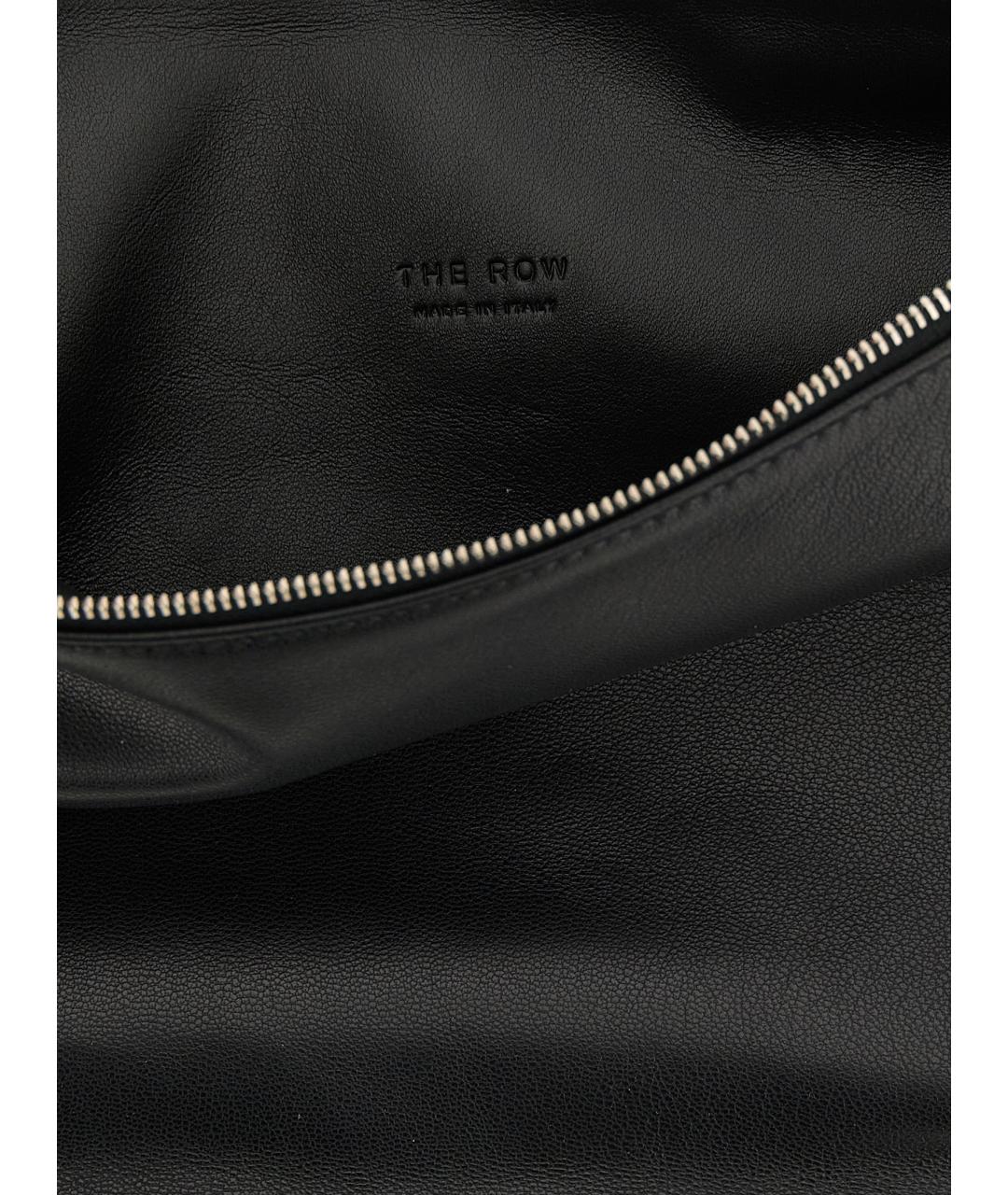 THE ROW Черная кожаная сумка через плечо, фото 4