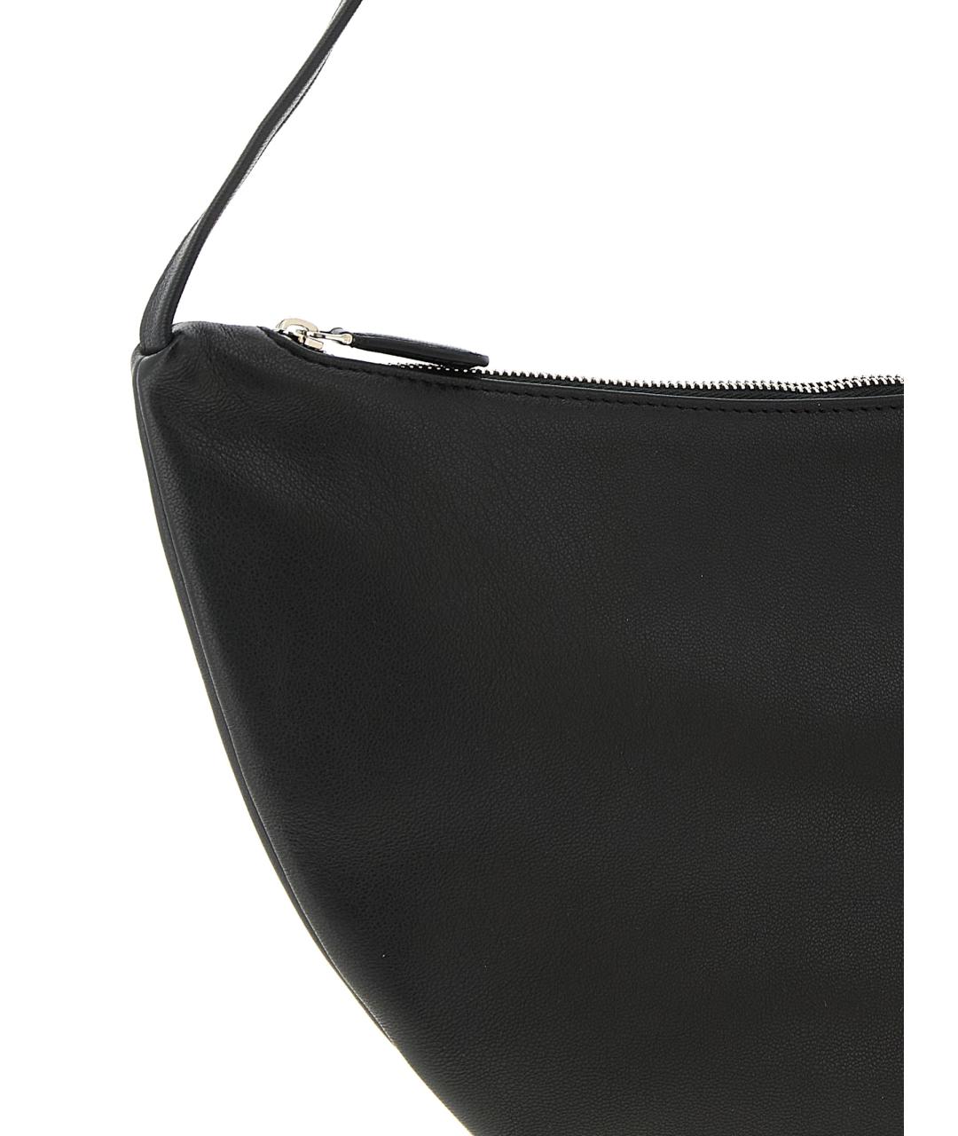 THE ROW Черная кожаная сумка через плечо, фото 3