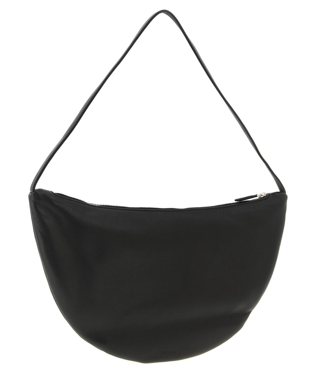 THE ROW Черная кожаная сумка через плечо, фото 2