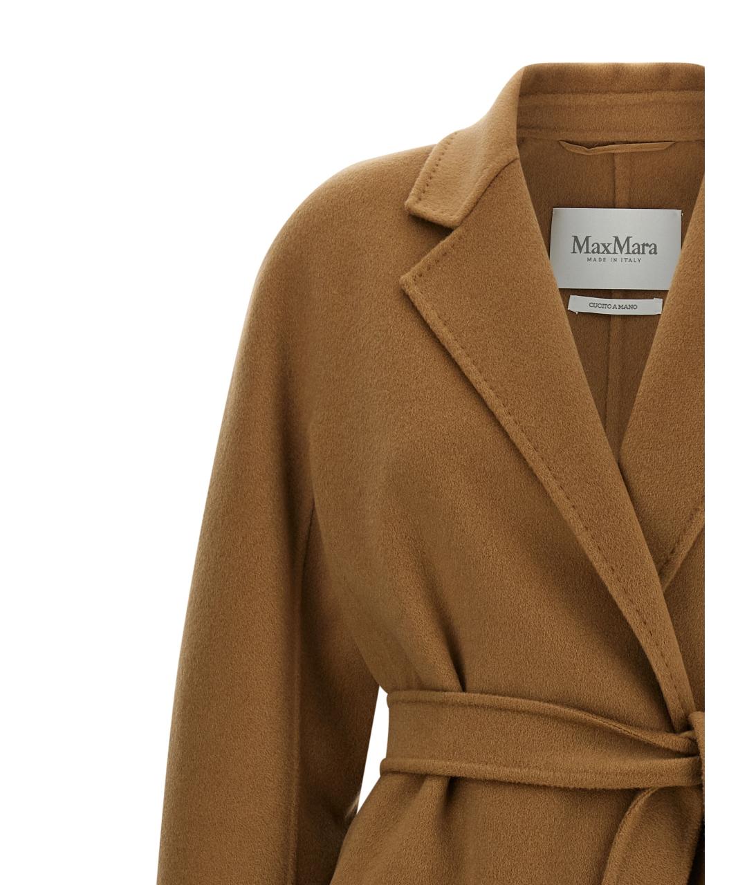 MAX MARA Бежевое кашемировое пальто, фото 3