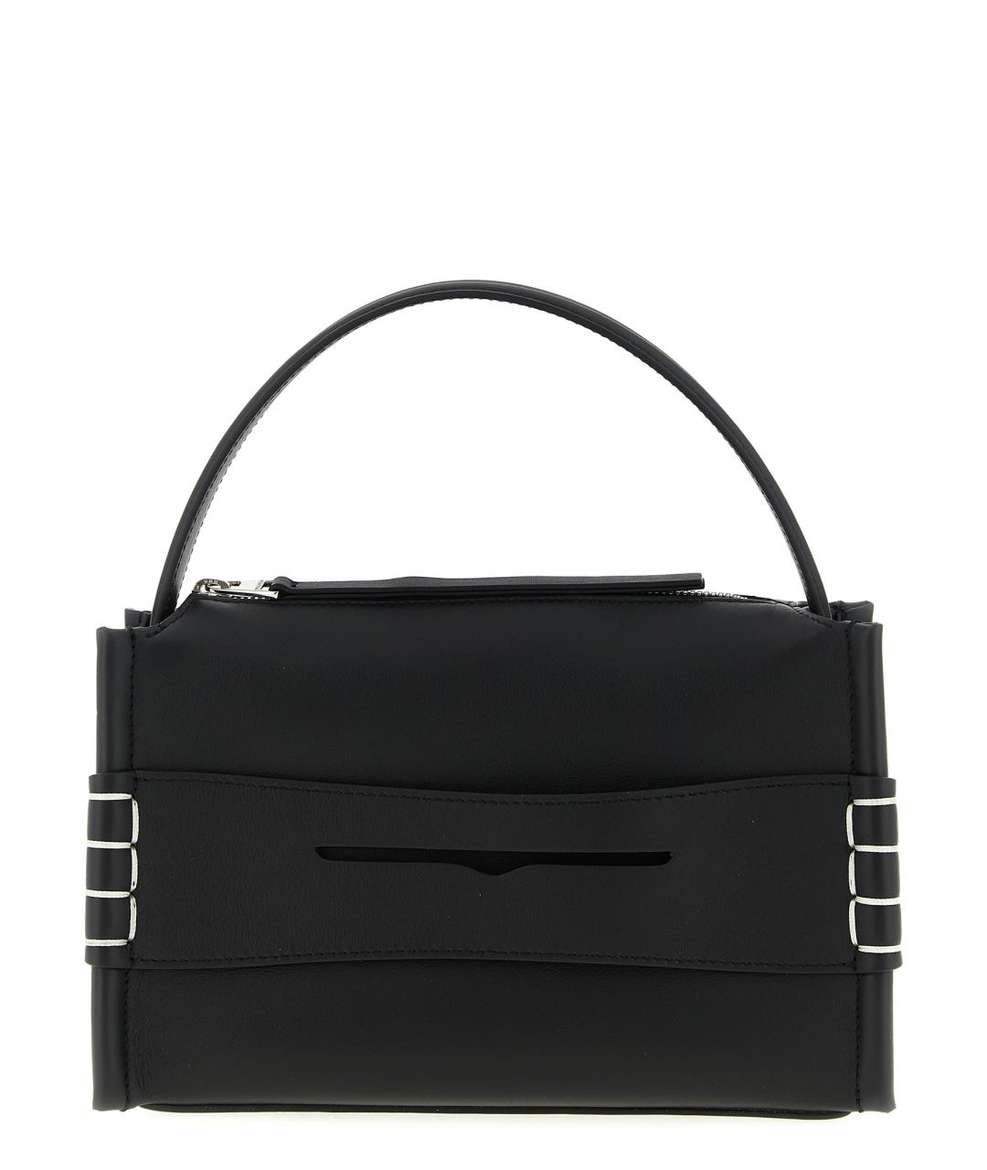 J.W.ANDERSON Черная кожаная сумка через плечо, фото 1