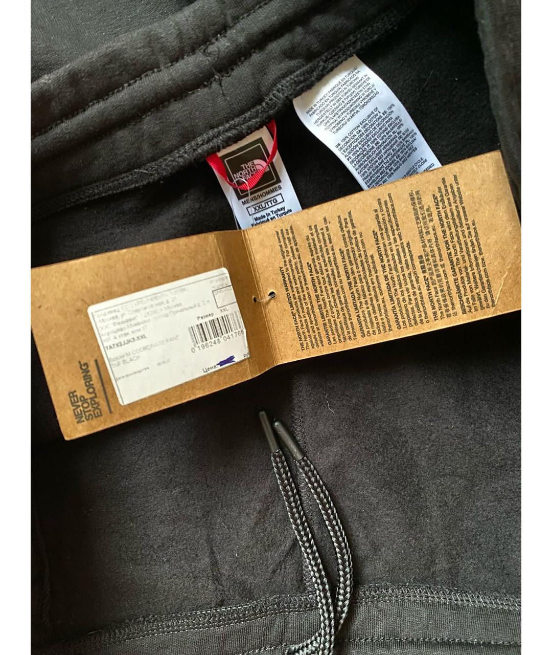 THE NORTH FACE Черные хлопковые повседневные брюки, фото 3