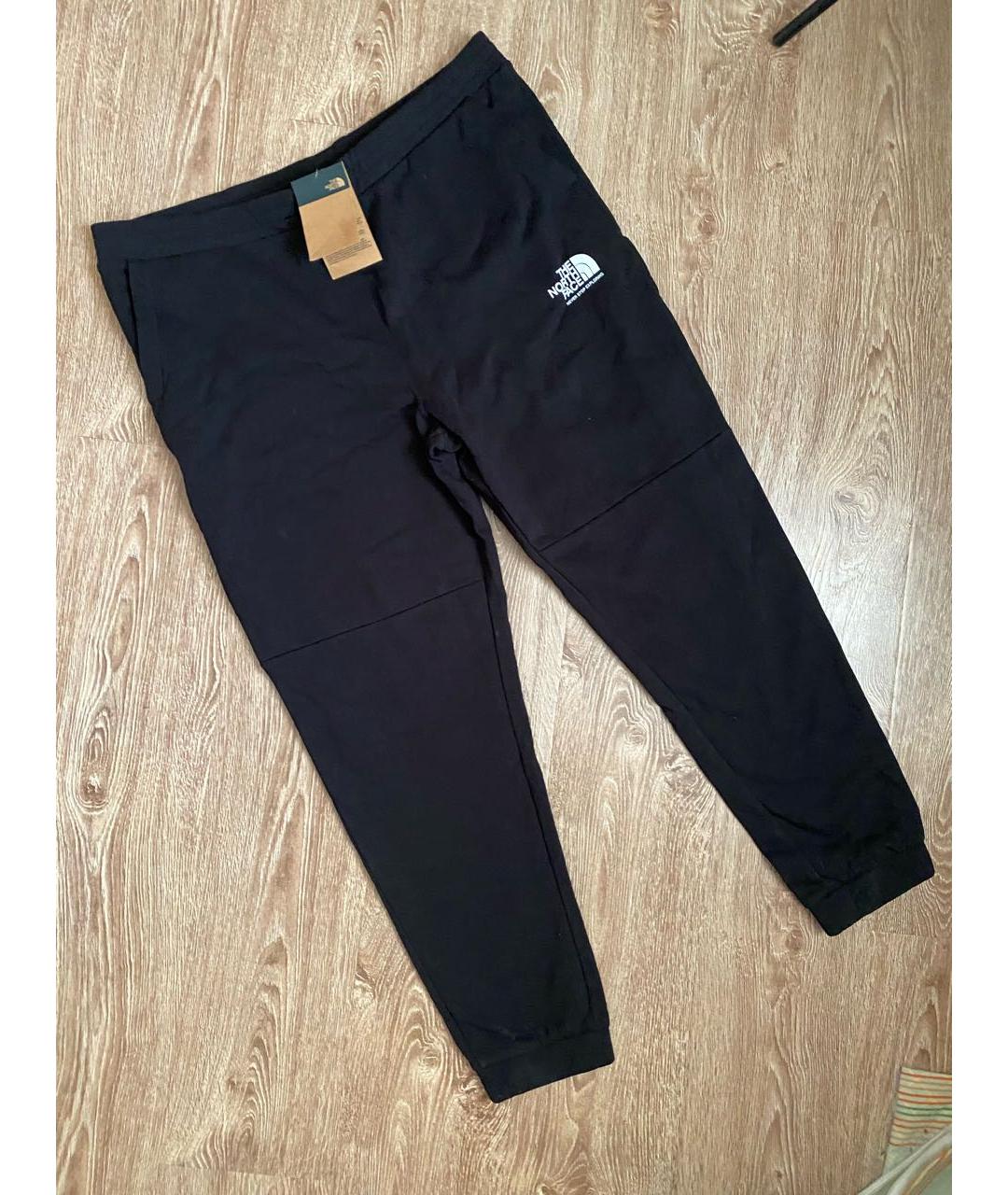 THE NORTH FACE Черные хлопковые повседневные брюки, фото 2