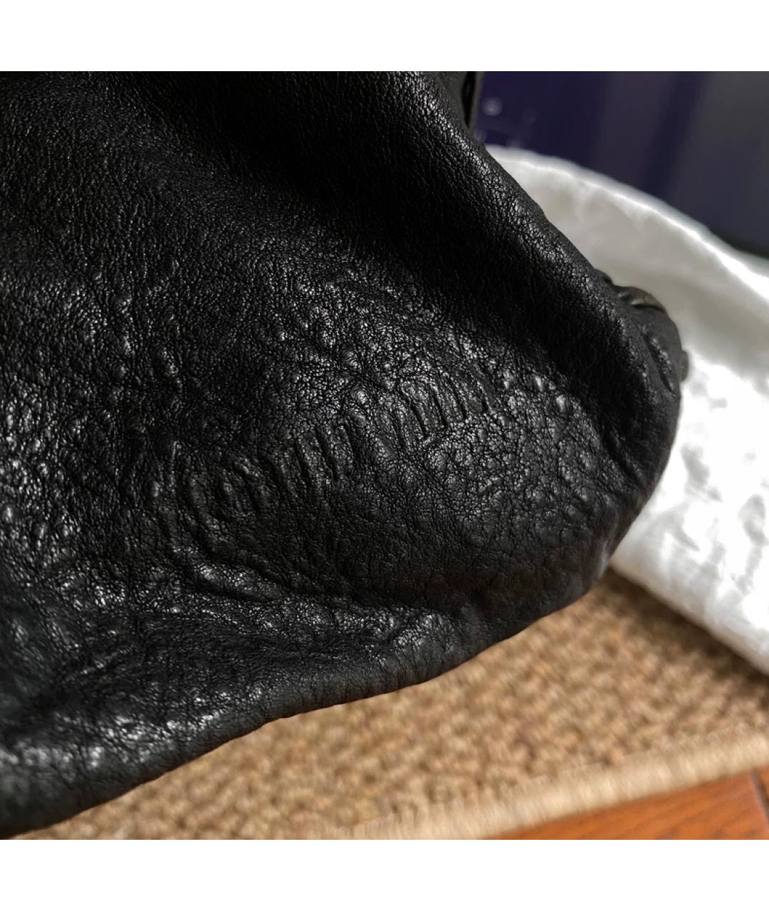 MIU MIU Черная кожаная сумка с короткими ручками, фото 2