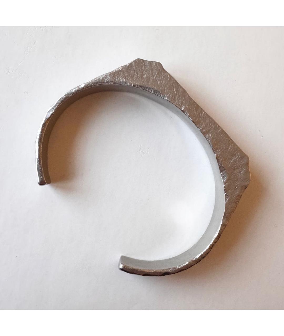 MM6 MAISON MARGIELA Серебрянный металлический браслет, фото 4