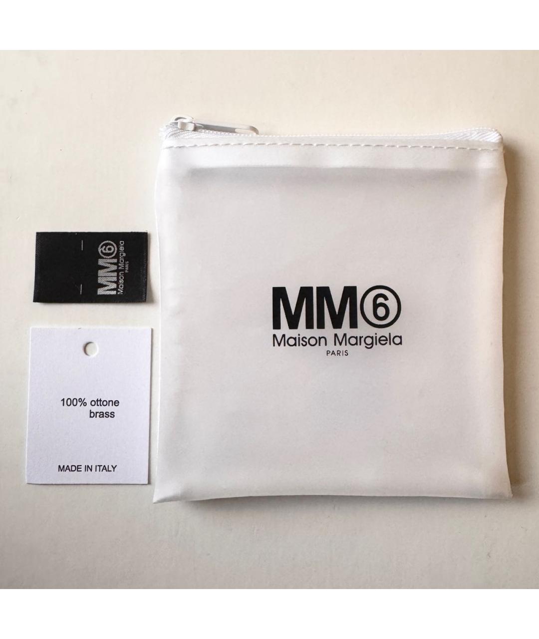 MM6 MAISON MARGIELA Серебрянный металлический браслет, фото 7