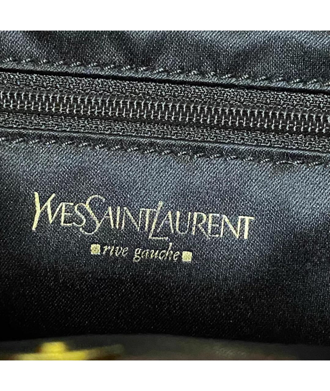 SAINT LAURENT Бордовая замшевая сумка через плечо, фото 3