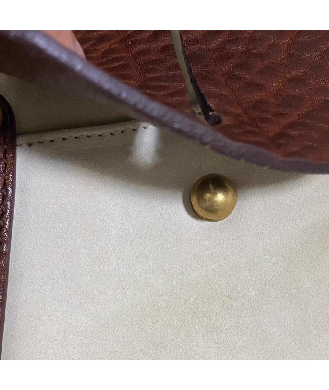 SAINT LAURENT Бордовая замшевая сумка через плечо, фото 2