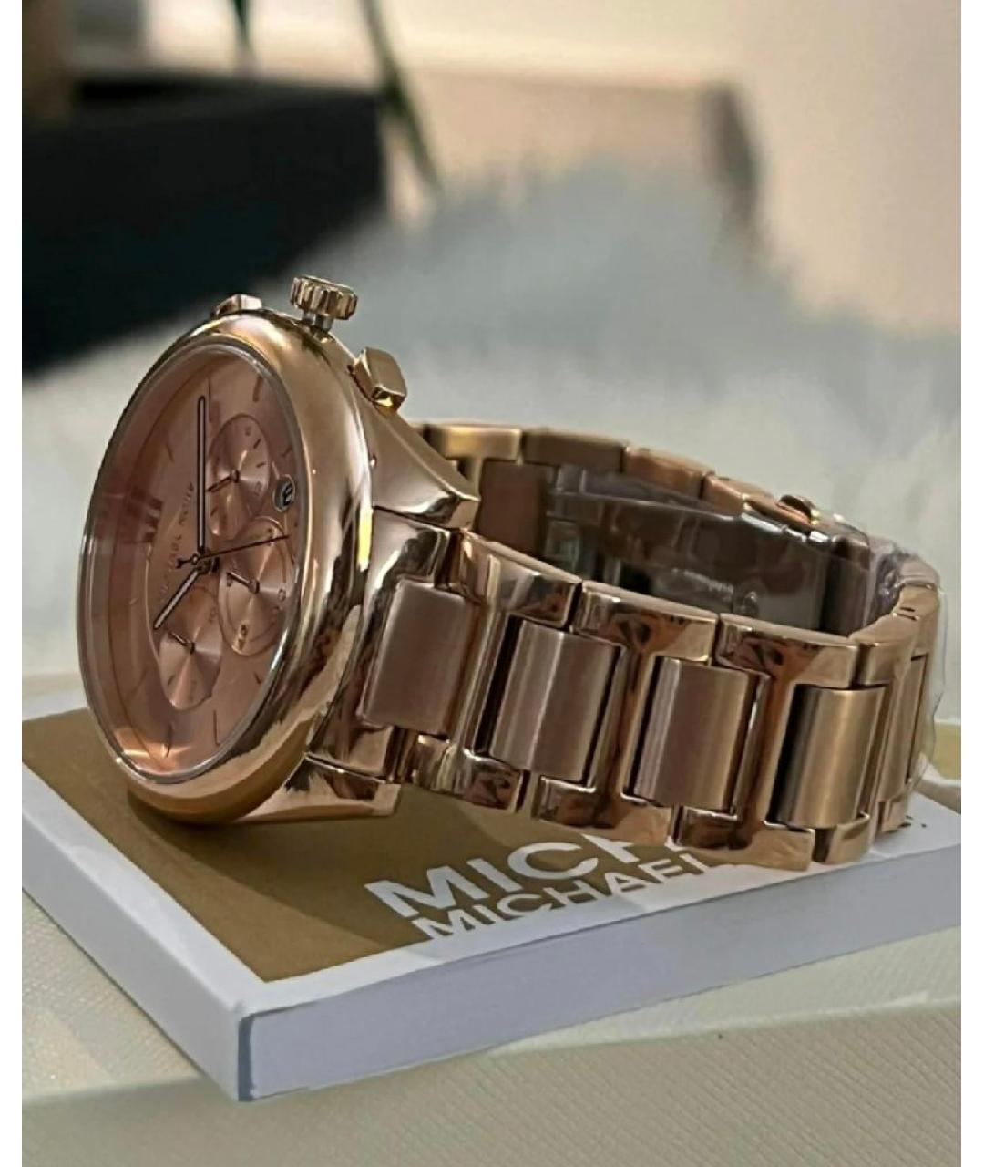 MICHAEL KORS Золотые часы, фото 4