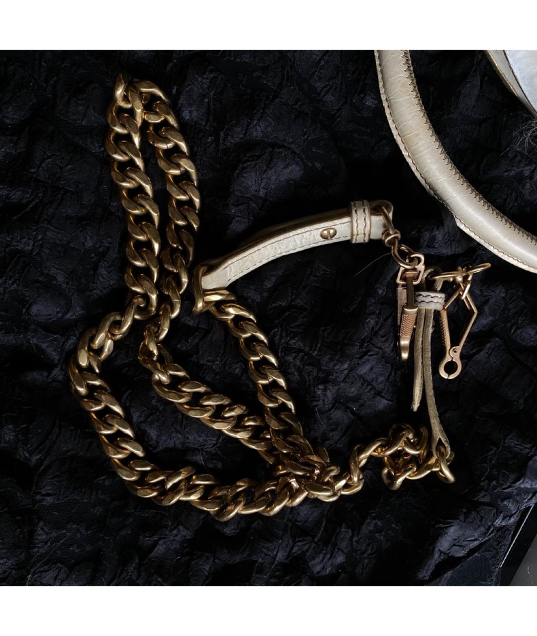 MIU MIU Бежевая меховая сумка с короткими ручками, фото 5