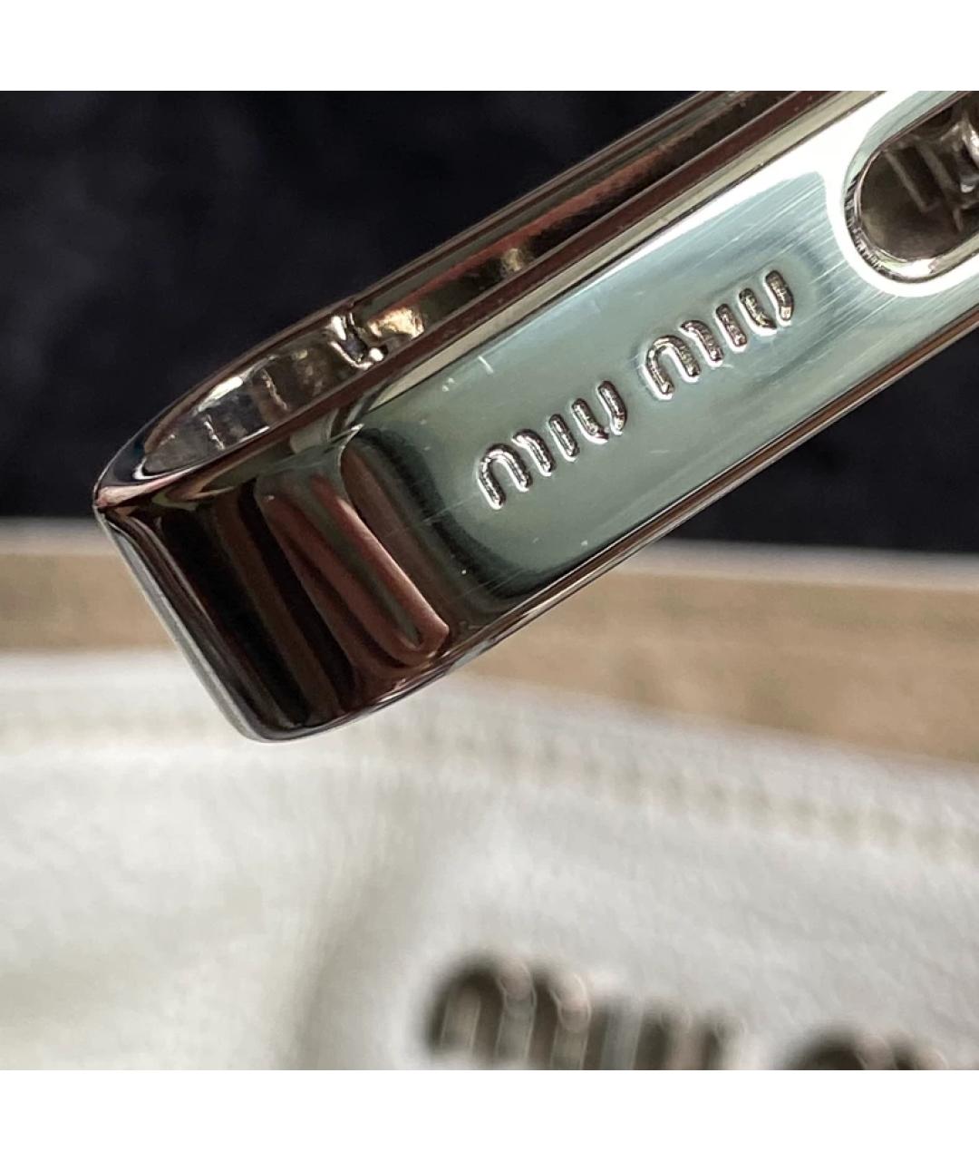 MIU MIU Кожаная сумка с короткими ручками, фото 4