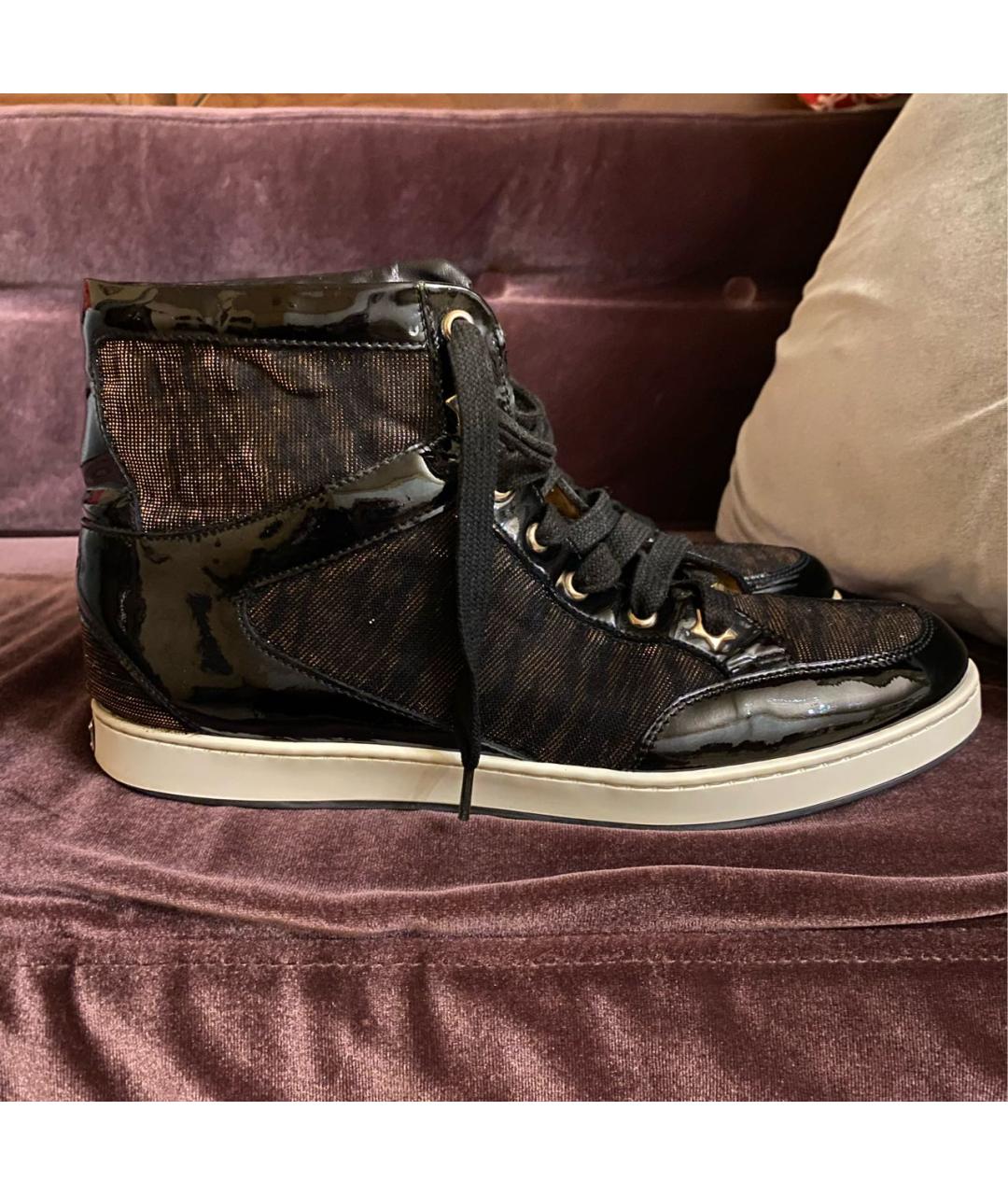 JIMMY CHOO Черные кеды, фото 5