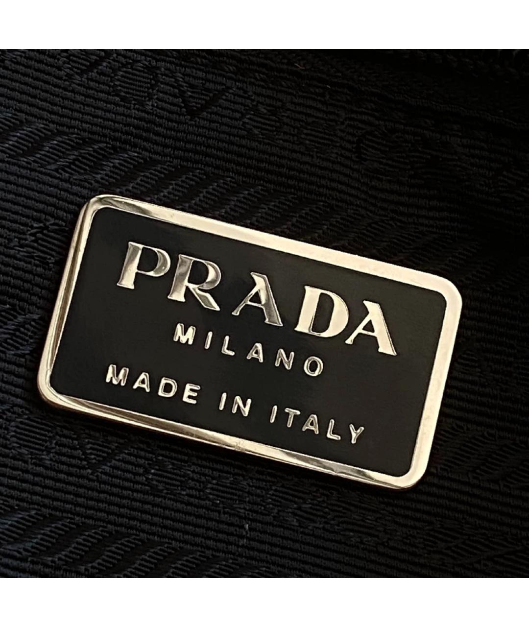 PRADA Оранжевая шерстяная сумка через плечо, фото 7