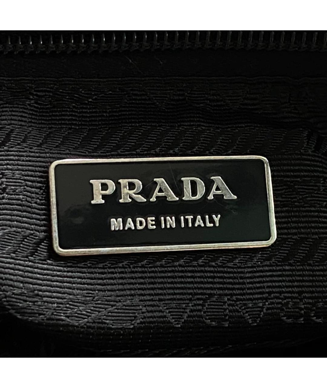 PRADA Бордовая шерстяная сумка с короткими ручками, фото 4