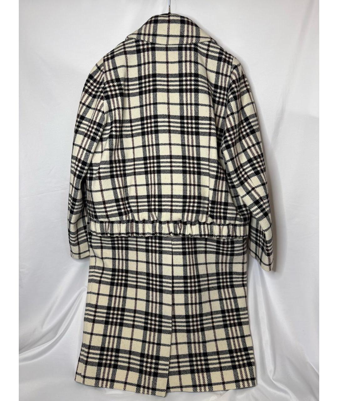 Carven Бежевое шерстяное пальто, фото 3