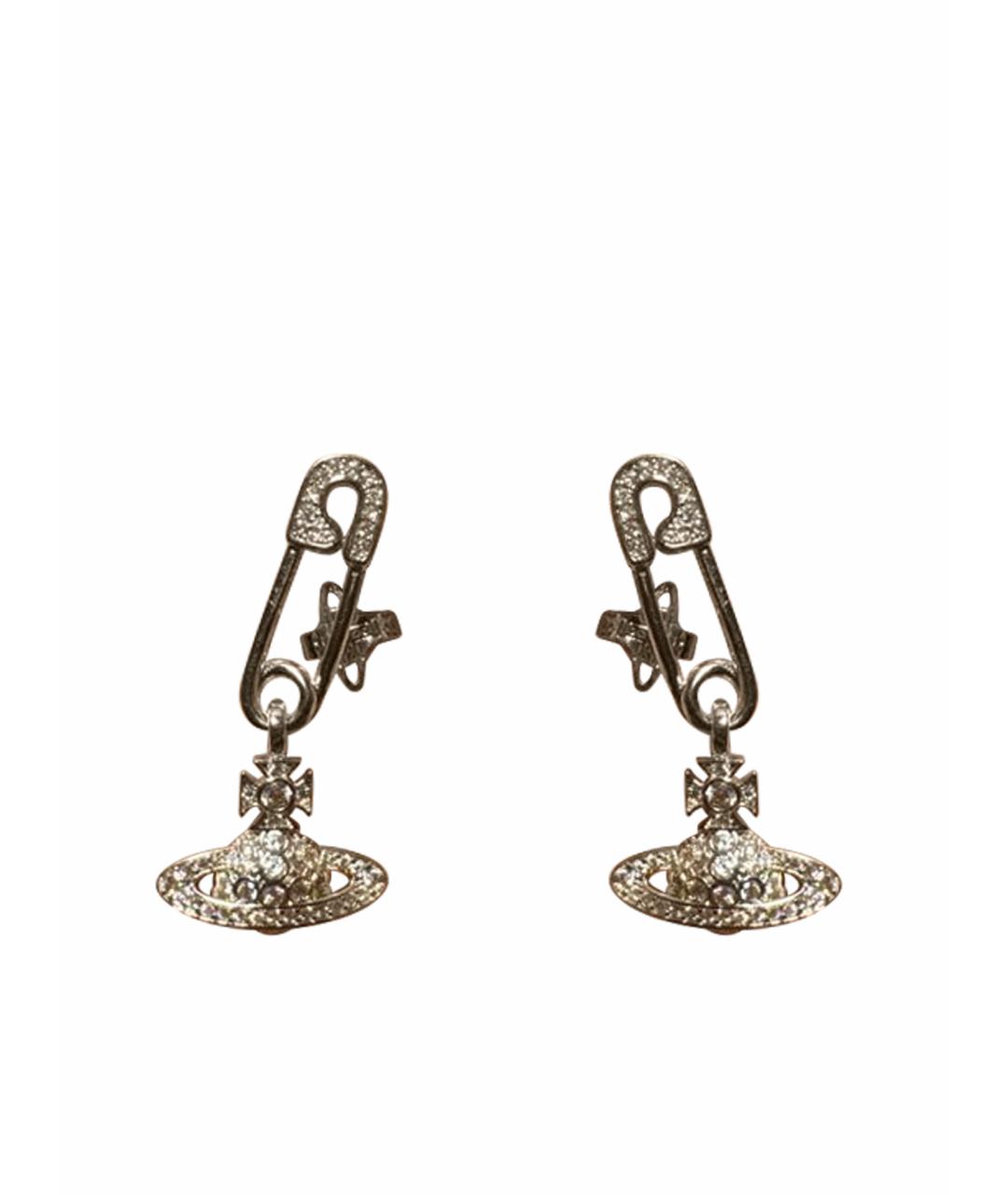 VIVIENNE WESTWOOD Серебряные латунные серьги, фото 1