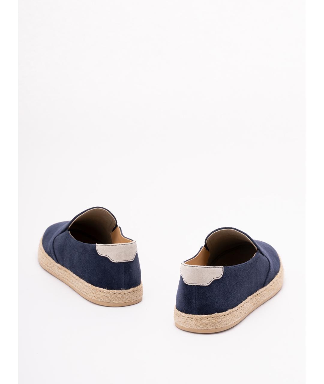 BRUNELLO CUCINELLI Темно-синие замшевые эспадрильи, фото 3