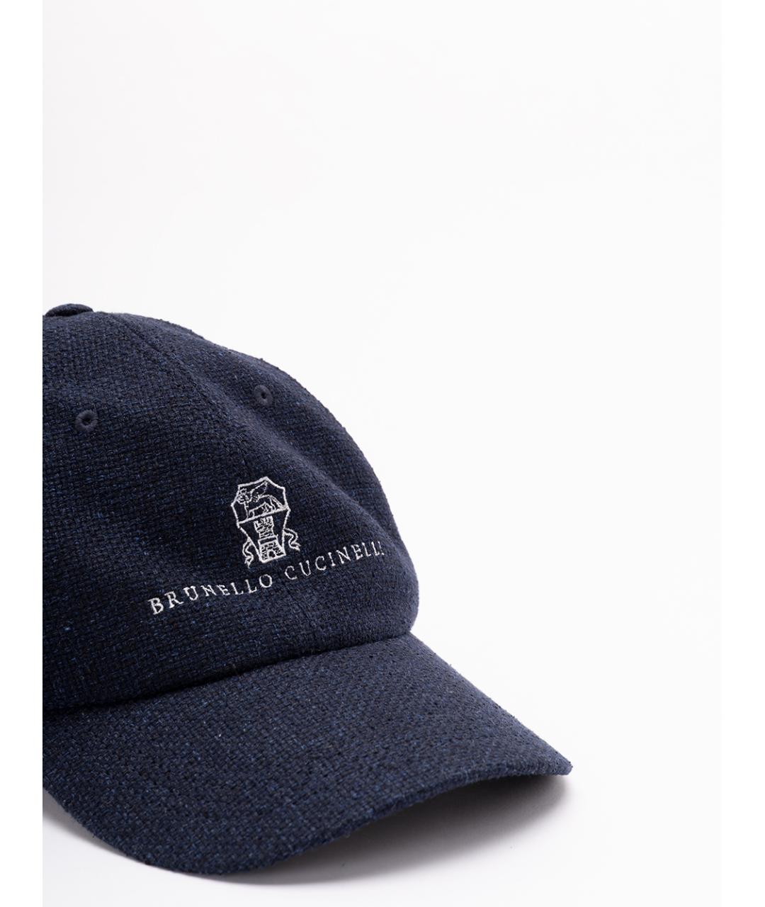 BRUNELLO CUCINELLI Синяя кепка/бейсболка, фото 3