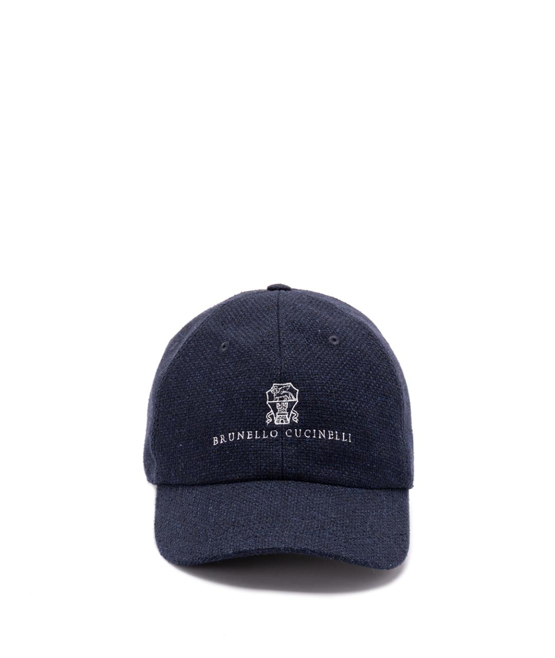 BRUNELLO CUCINELLI Синяя кепка/бейсболка, фото 1