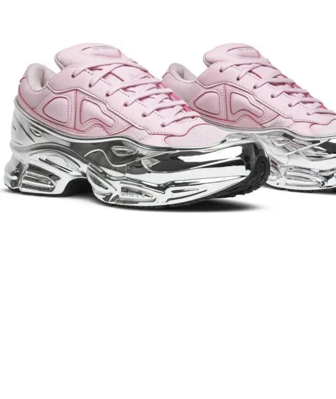 ADIDAS X RAF SIMONS Розовые кожаные кроссовки, фото 2