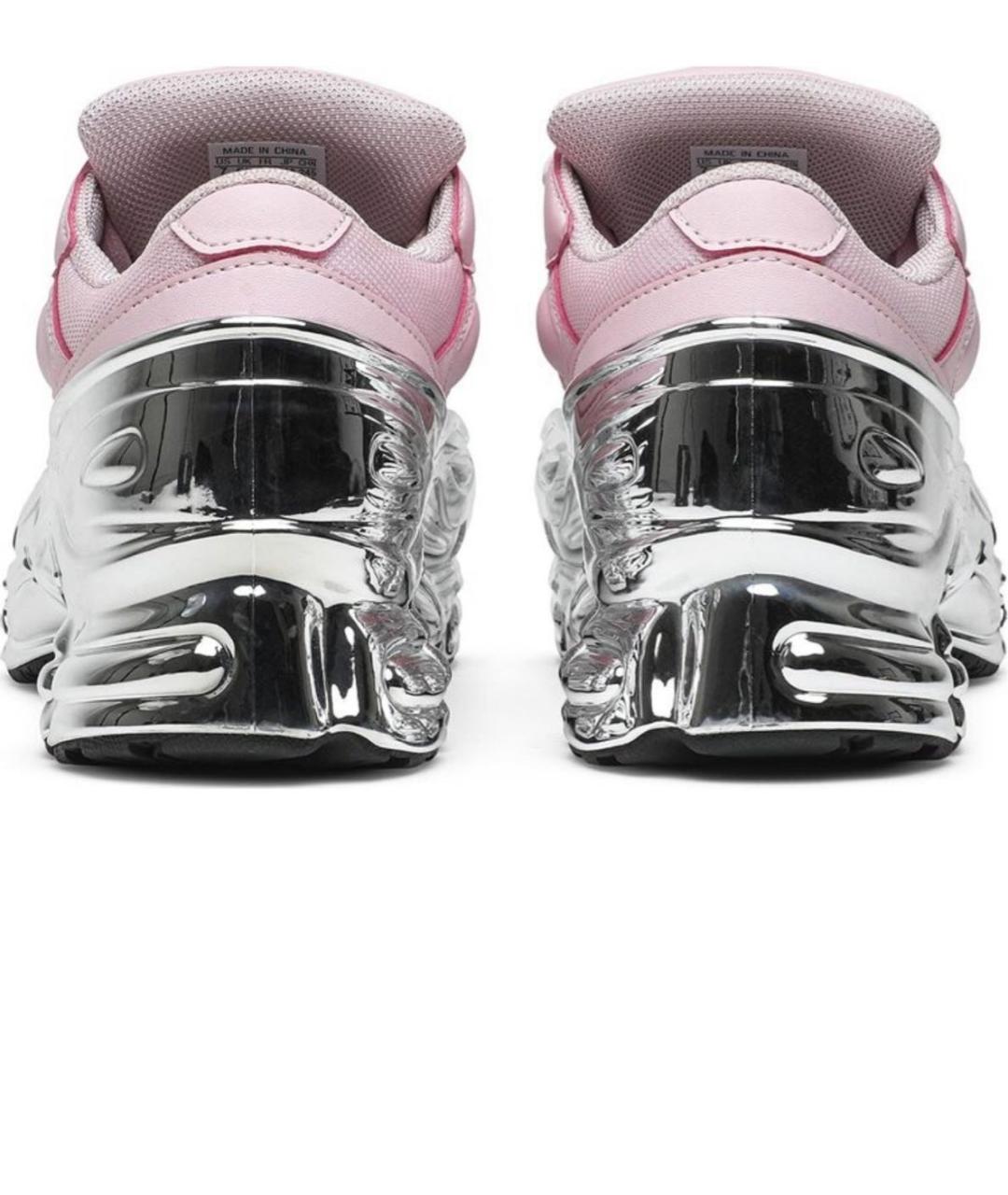 ADIDAS X RAF SIMONS Розовые кожаные кроссовки, фото 3