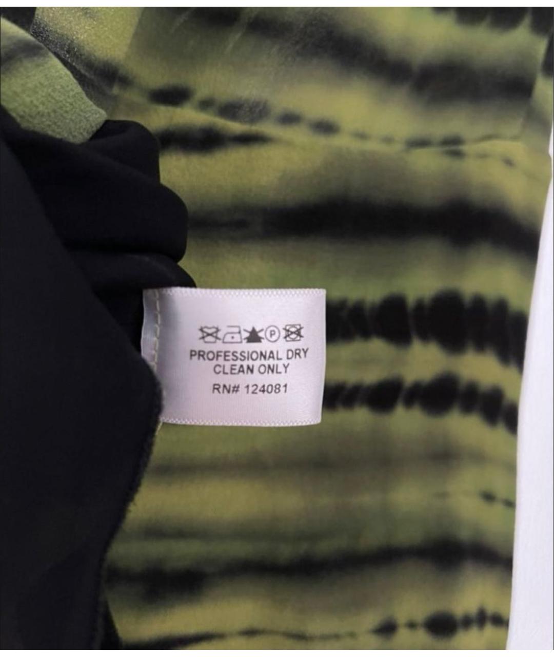 PROENZA SCHOULER Зеленые шелковое повседневное платье, фото 6