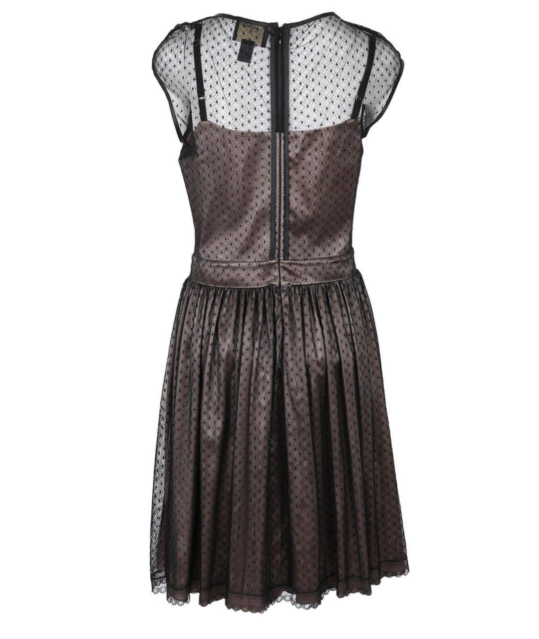 CAVALLI CLASS Бежевое шелковое вечернее платье, фото 2