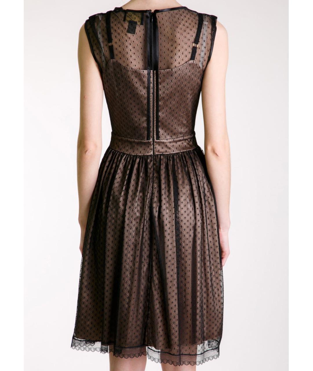 CAVALLI CLASS Бежевое шелковое вечернее платье, фото 5