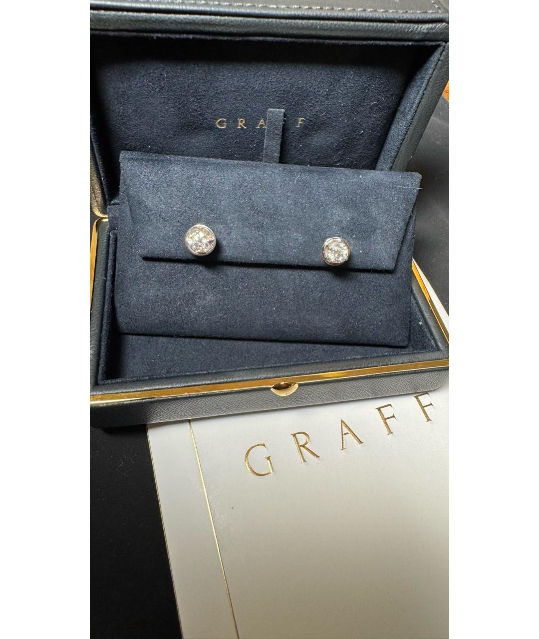 GRAFF Серебряные серьги из белого золота, фото 7