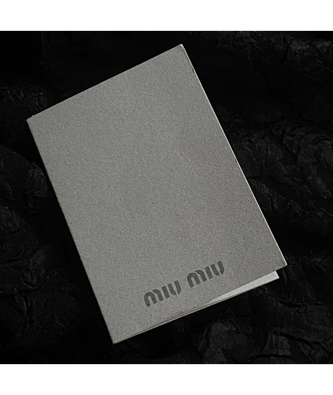 MIU MIU Фиолетовая кожаная сумка через плечо, фото 4