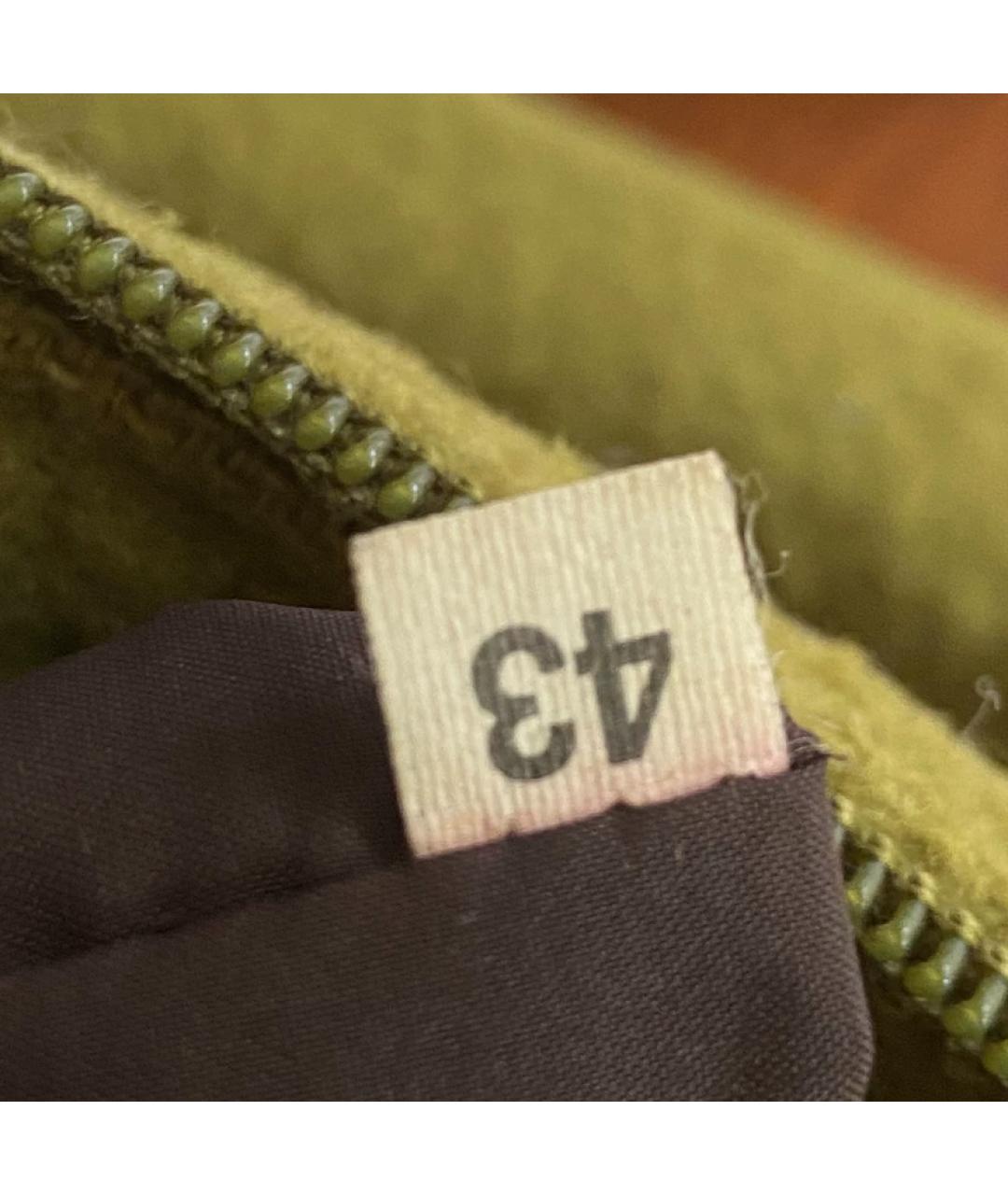 MIU MIU Зеленая шерстяная сумка с короткими ручками, фото 5