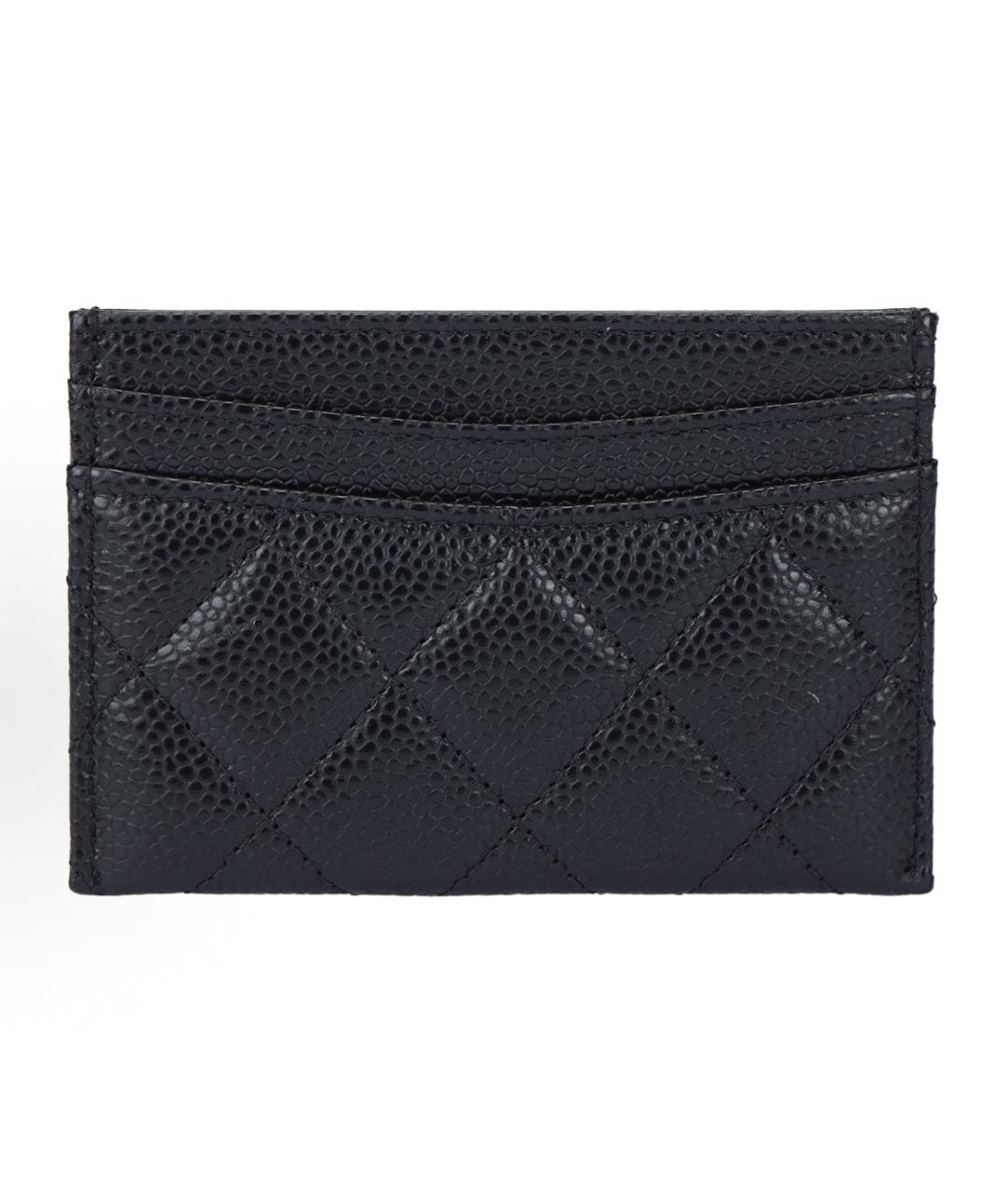 CHANEL Черный кожаный кардхолдер, фото 3