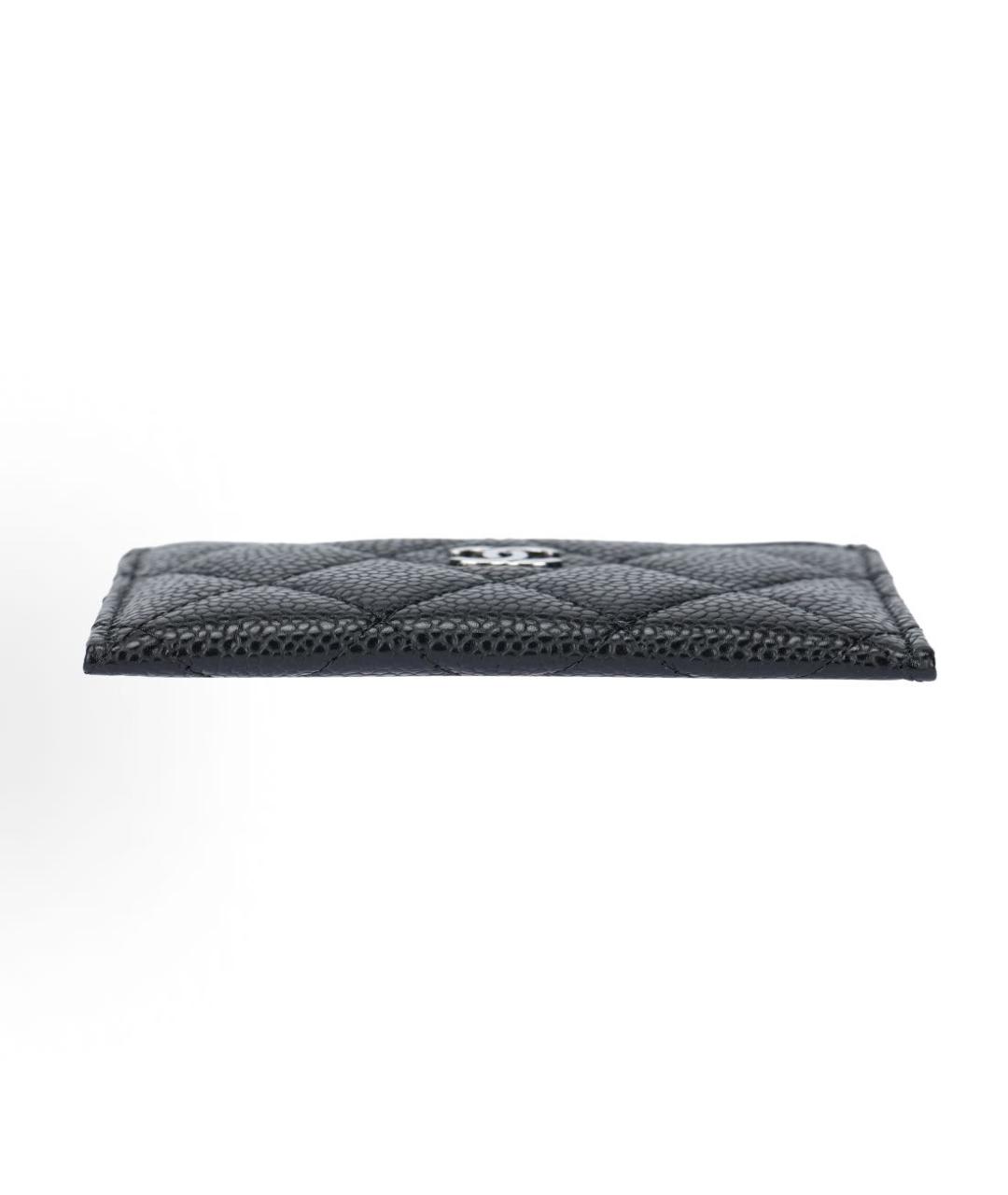 CHANEL Черный кожаный кардхолдер, фото 4