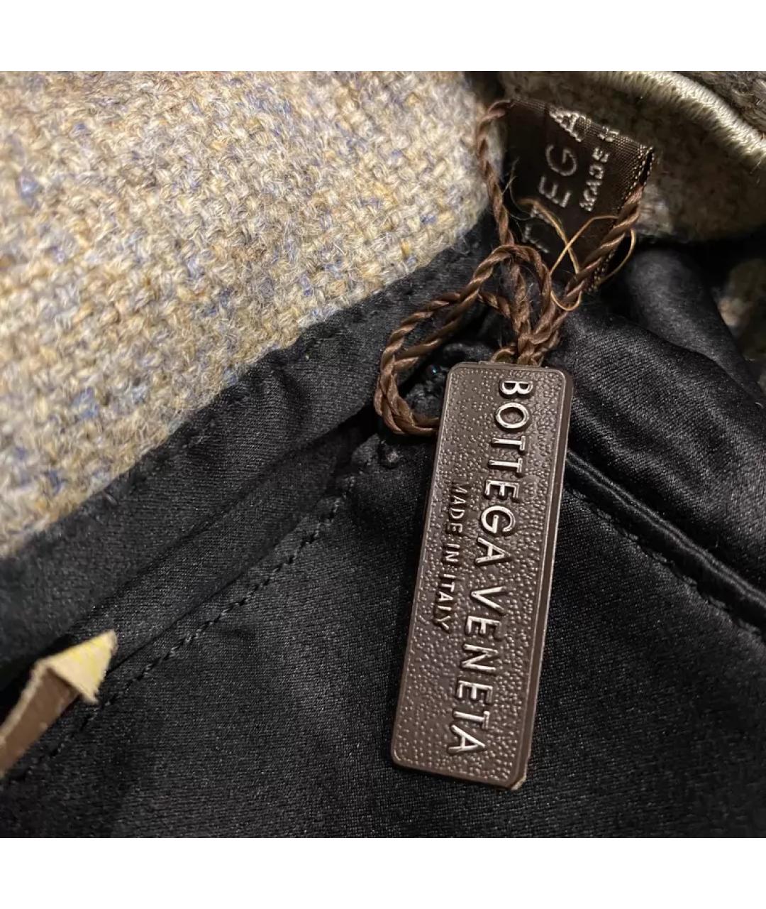 BOTTEGA VENETA Серая меховая сумка с короткими ручками, фото 9