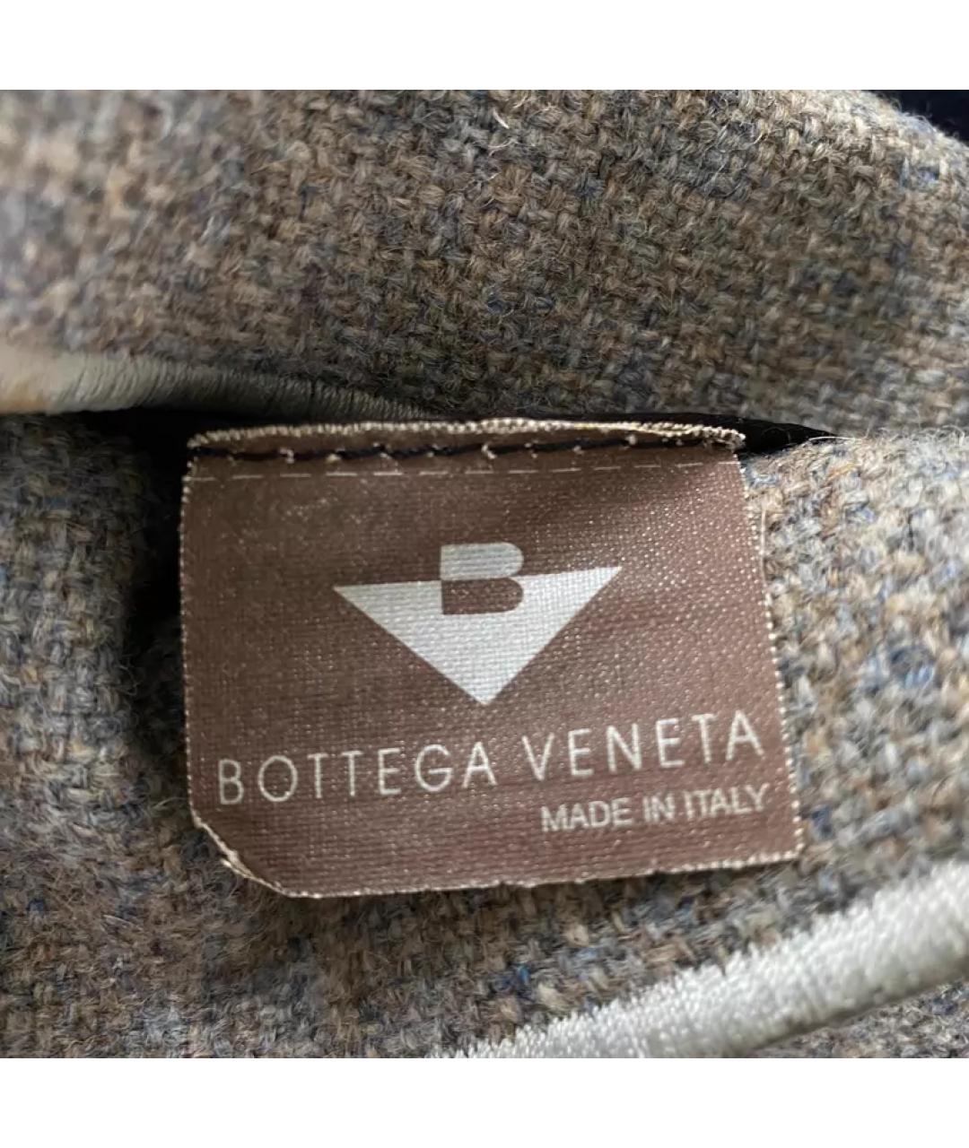 BOTTEGA VENETA Серая меховая сумка с короткими ручками, фото 7