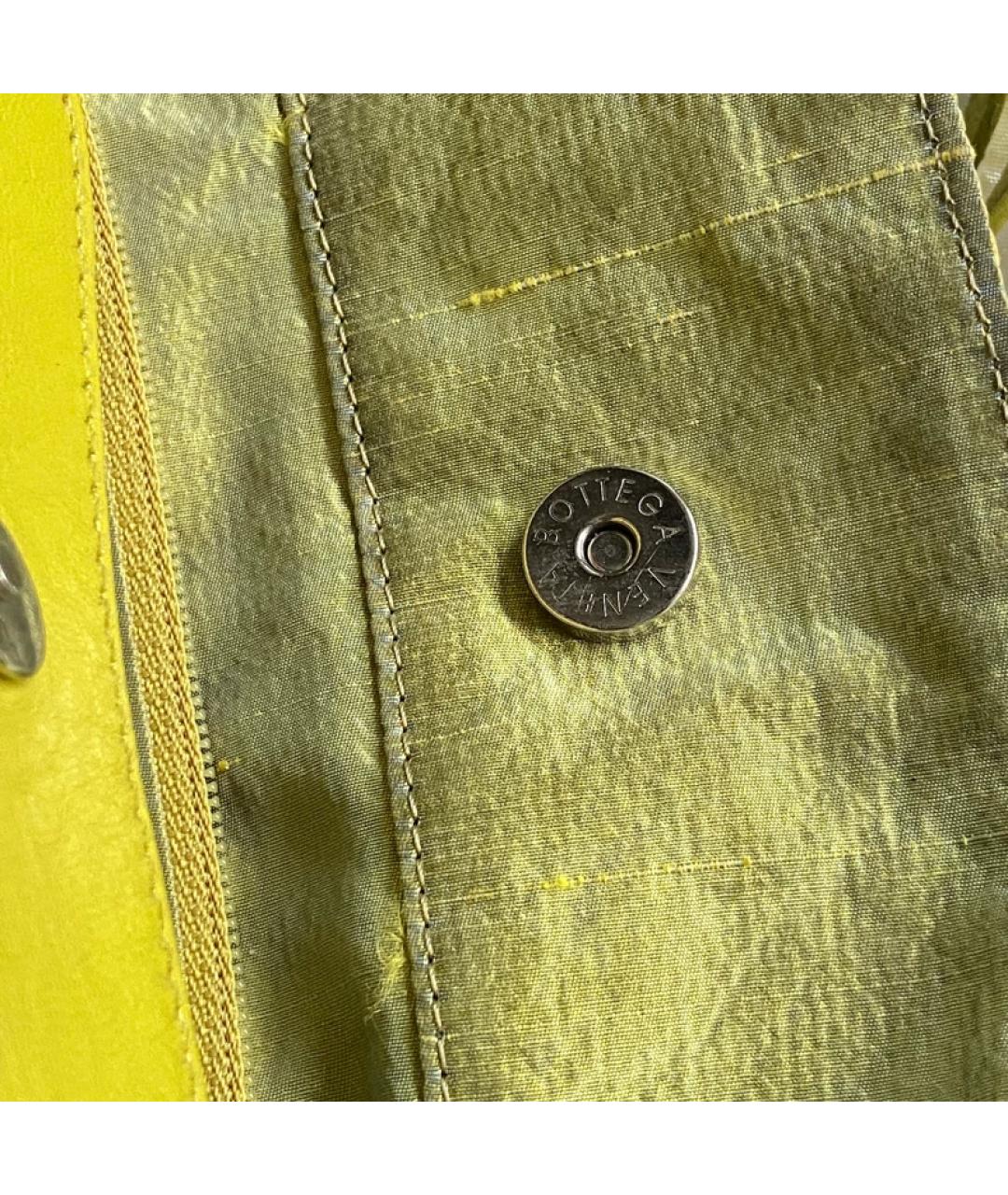 BOTTEGA VENETA Зеленая тканевая сумка с короткими ручками, фото 7