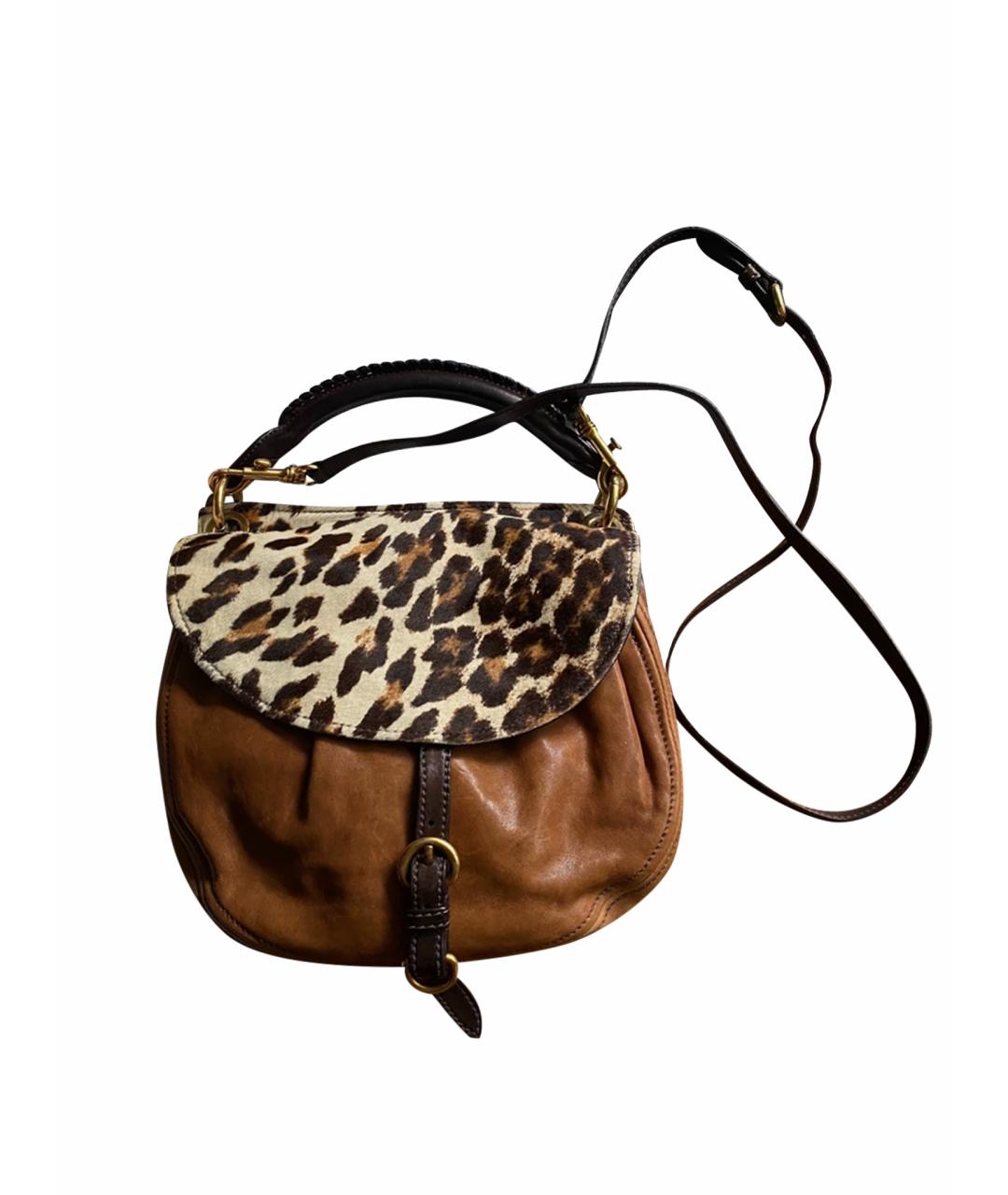 MIU MIU Мульти меховая сумка с короткими ручками, фото 1