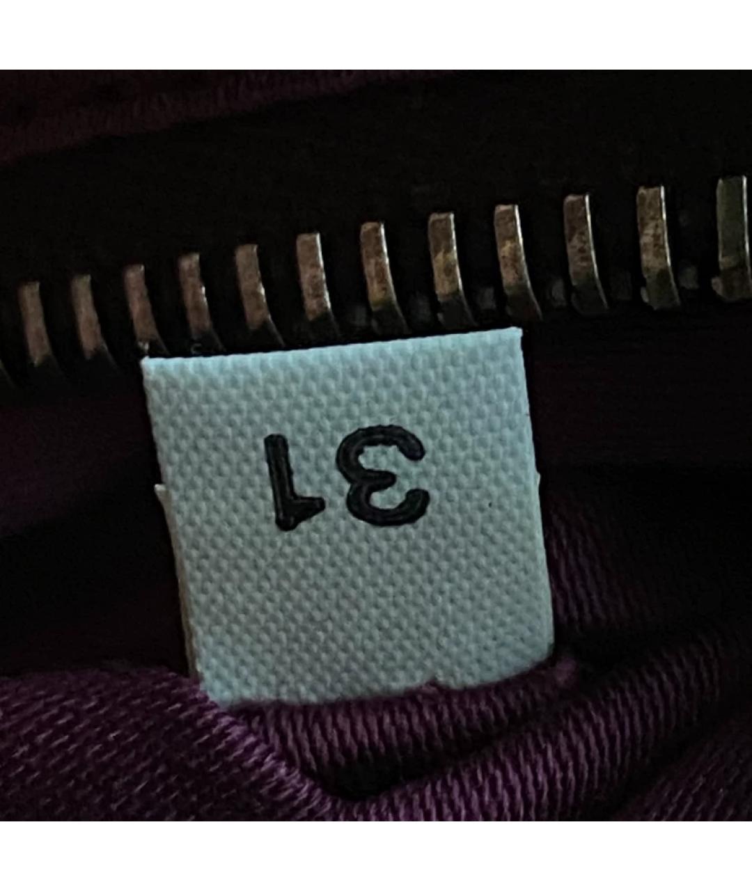 MIU MIU Бордовая бархатная сумка с короткими ручками, фото 7